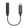 Boya by-K4 USB-C to 3.5mm (TRS) Adapter(2.4 inch),AUX to USB C Microphone/Headphone Adapter Jack Converter