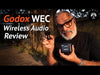 Godox WEC Kit 2 Wireless Lavalier Microphone, 8H Battery Life, Dual Channel 2.4G Wireless Mic, 200m(656ft.)