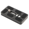 Stela Pu-70A Camera Quick Release Plate Universal Mount for Tripod Ball Head .W/ 1/4 Inch Standard Screw Compatible with Arca Swiss | Metal Alloy
