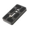 Stela Pu-70A Camera Quick Release Plate Universal Mount for Tripod Ball Head .W/ 1/4 Inch Standard Screw Compatible with Arca Swiss | Metal Alloy