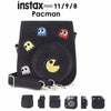 Stela Protective Camera Case for Instax Mini 11/9/8 PU Leather Bag with Adjustable Shoulder Strap-Pacman